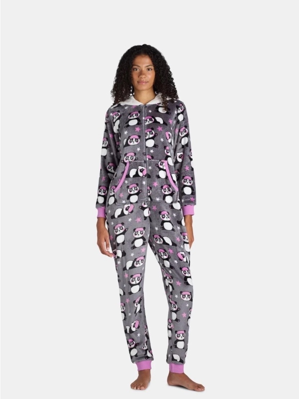 Holiday Time Union Suit Panda, Multicolor Size large (12-14) - Picture 2 of 4